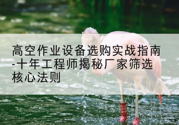 达州剪叉式升降机厂家-高空作业设备选购实战指南-十年工程师揭秘厂家筛选核心法则